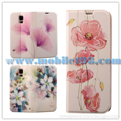 Beautiful in Color PU Case for Samsung S5